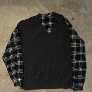 BALENCIAGA WOOL FLANNEL SWEATER
